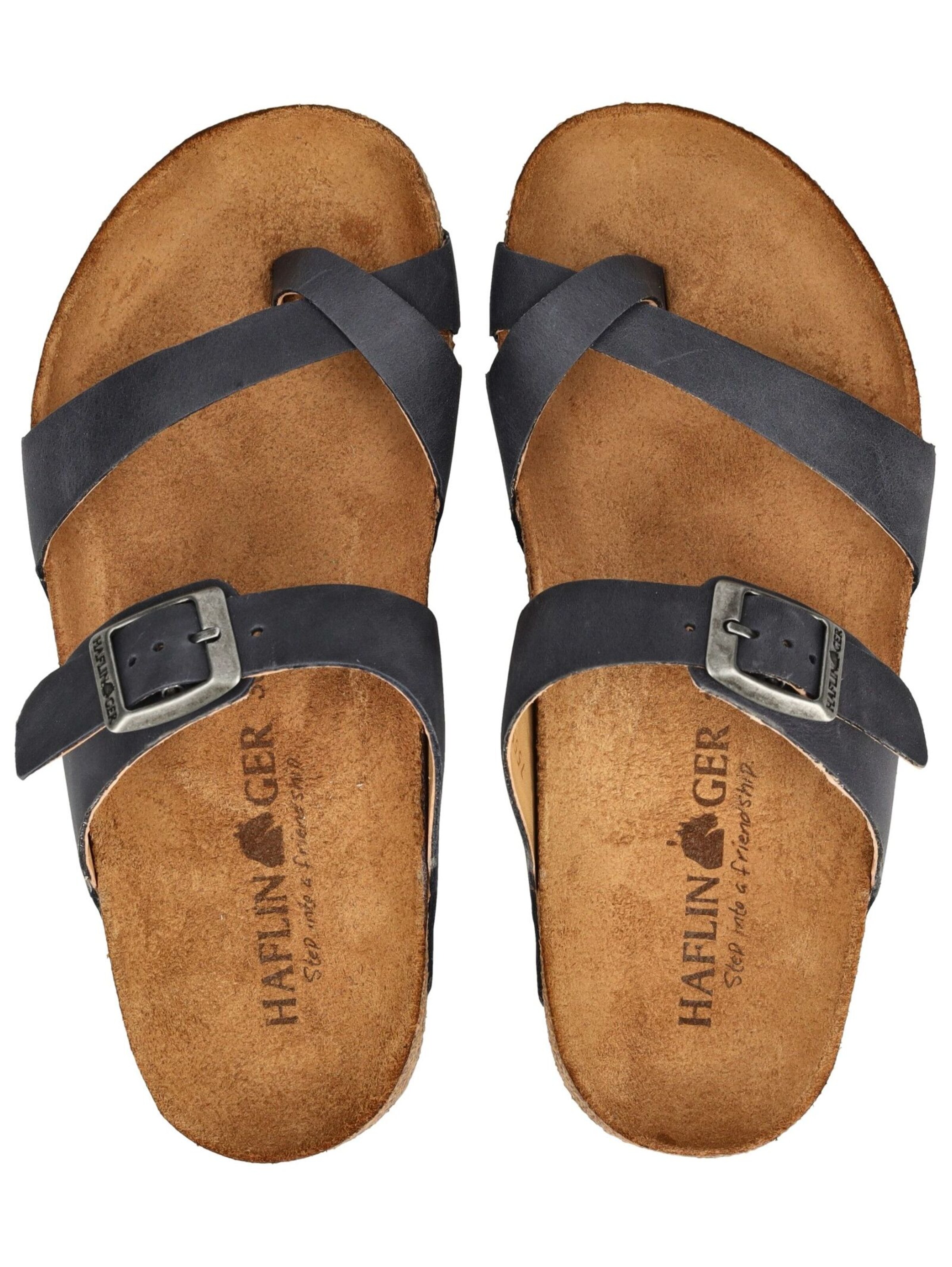 HAFLINGER Teenslippers in Blauw
