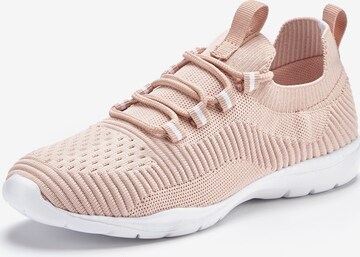 LASCANA Sneakers laag in Roze: voorkant