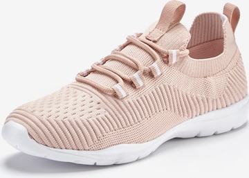 LASCANA Sneakers laag in Roze: voorkant