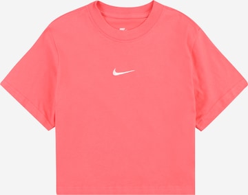Nike Sportswear Тениска в оранжево: отпред