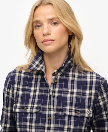 Chemisier Superdry en bleu