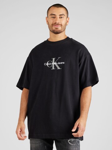 Calvin Klein Jeans Tričko 'ARCHIVAL' - Čierna: predná strana