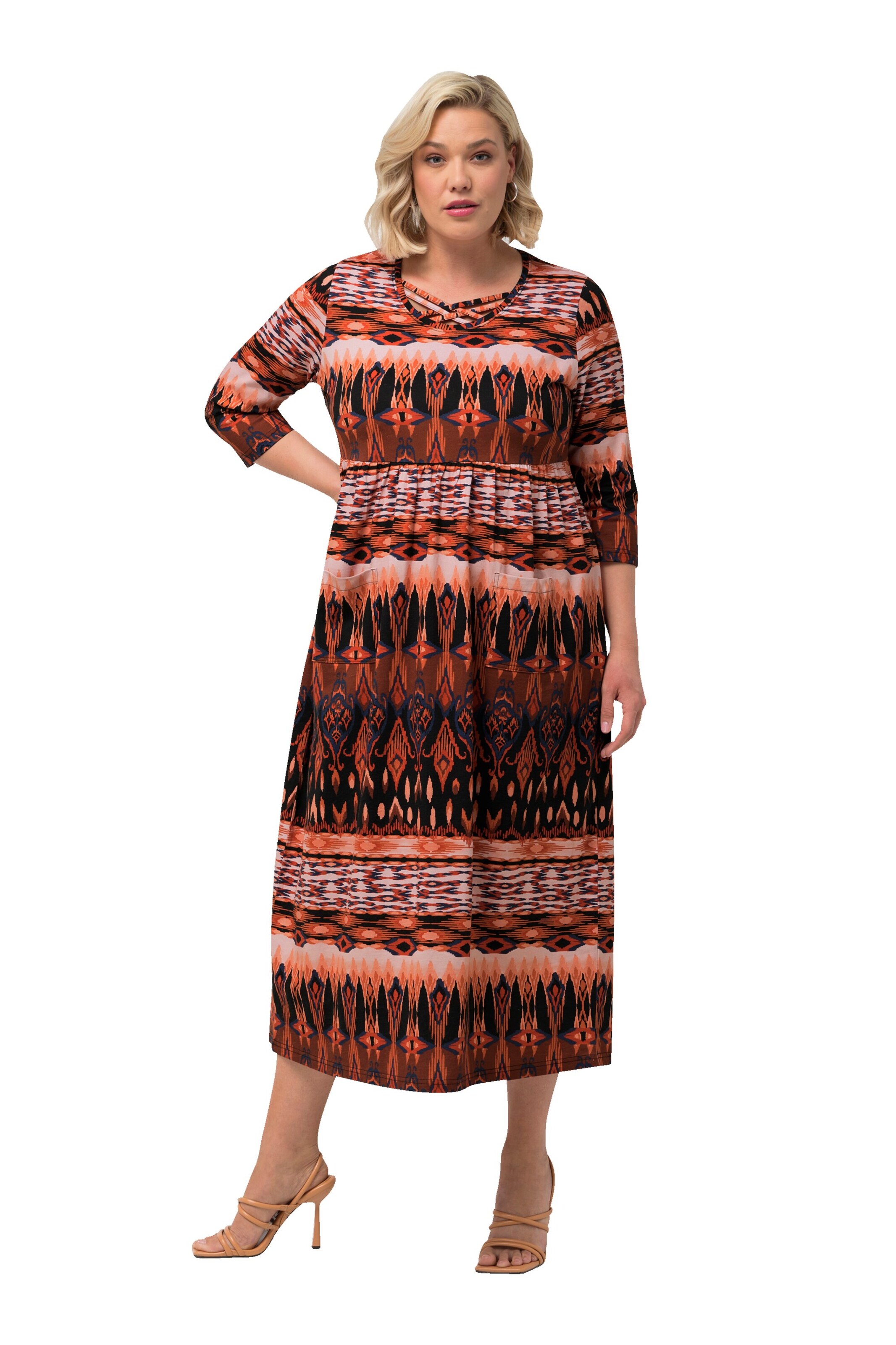 Ulla Popken Kleid in Mischfarben: Vorderseite