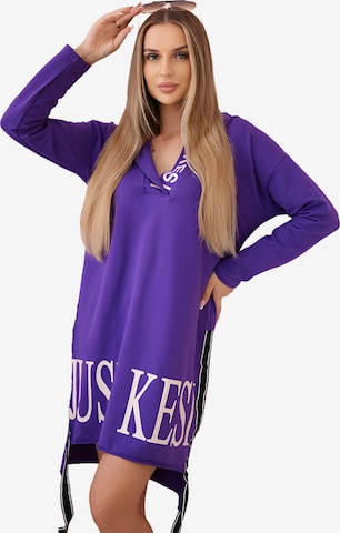 Lumera Kleid in Lila: Vorderseite