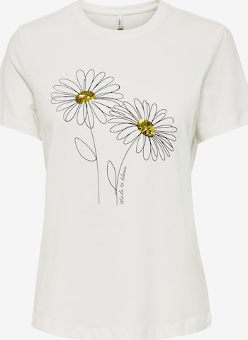 ONLY Tričko 'ONLKITA' - Biela: predná strana