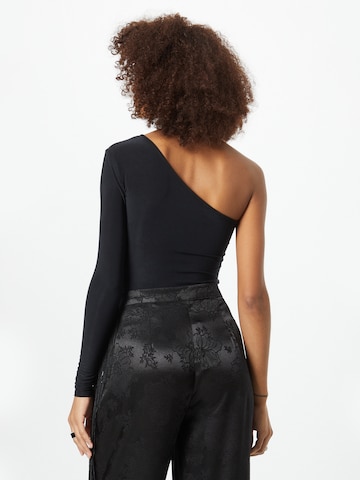 Nasty Gal Shirt body in Zwart