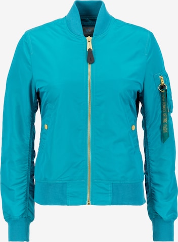 Geacă de primăvară-toamnă de la ALPHA INDUSTRIES pe albastru: față