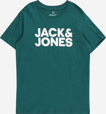 Jack & Jones Junior Shirt 'Ecorp' in Green: front