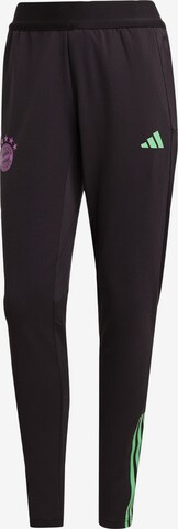 ADIDAS PERFORMANCE Tapered Workout Pants 'Tiro 23' in Black: front