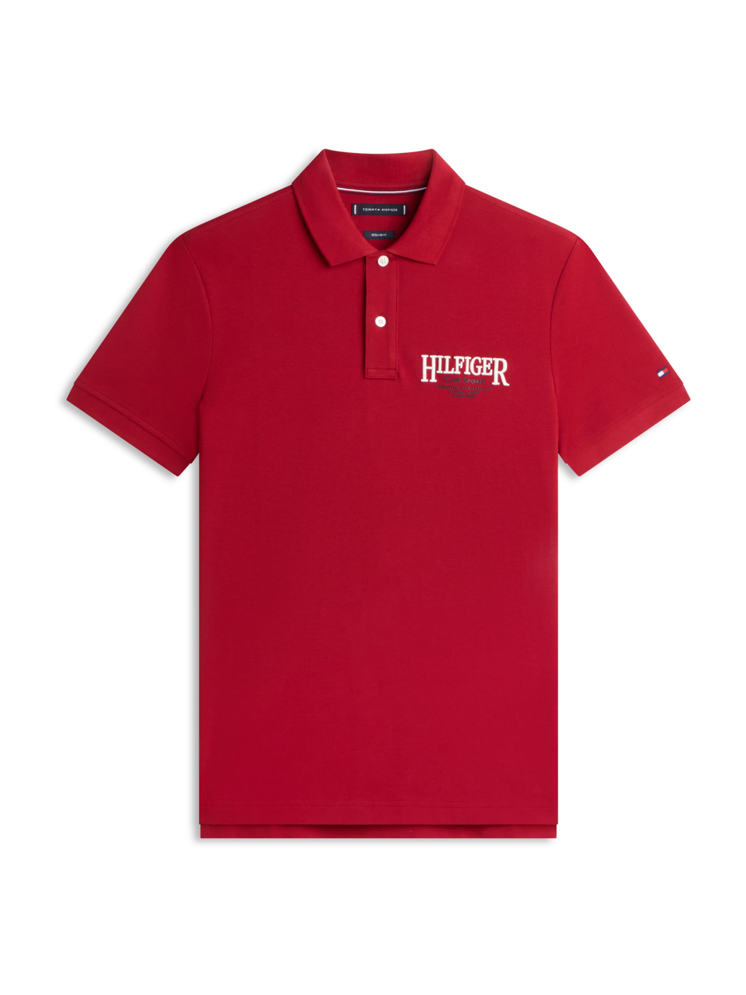 TOMMY HILFIGER Poloshirt in Rot: Vorderseite