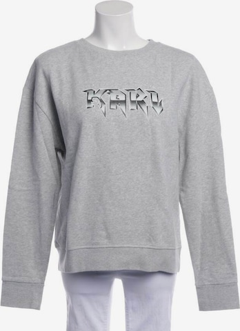 Karl Lagerfeld Sweatshirt & Zip-Up Hoodie in XL in Grey: front