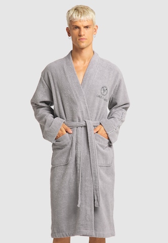 Carlo Colucci Long Bathrobe in Grey: front