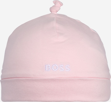 BOSS Kidswear Mütze in Pink: predná strana
