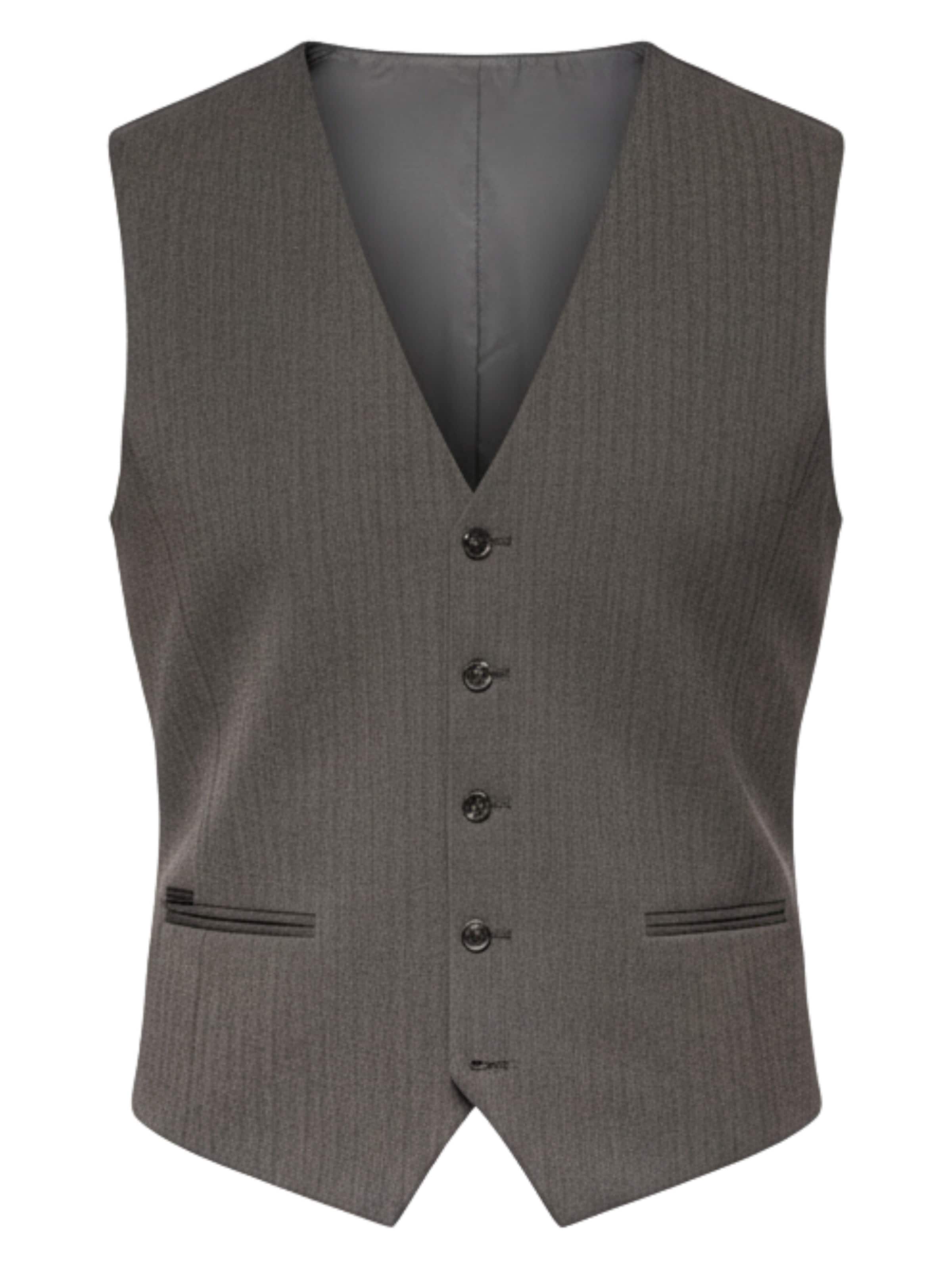 Gilet di Ombre in grigio: frontale