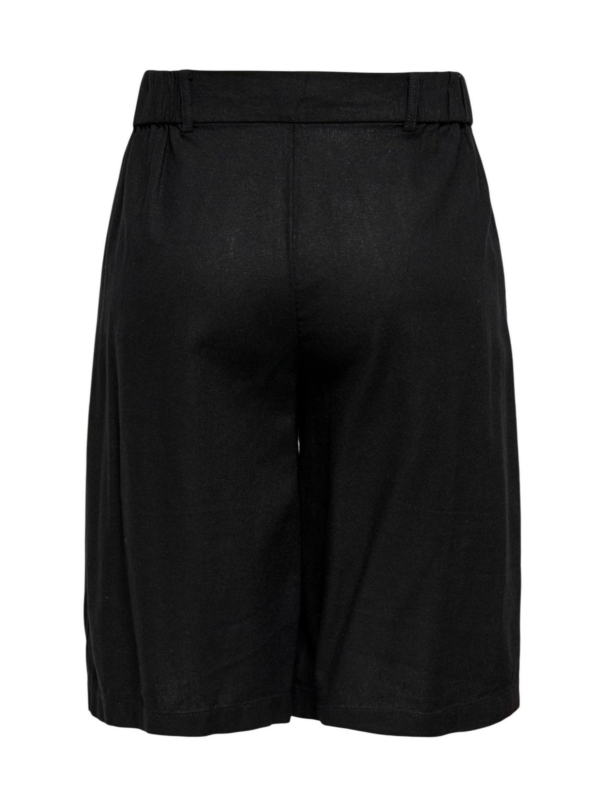regular Pantaloni 'Onlgoa Hw Linen Bl Long Shorts Cc Tlr 15363720' di ONLY in nero