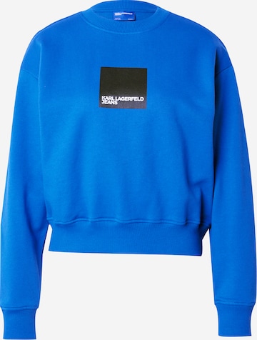 Felpa di KARL LAGERFELD JEANS in blu: frontale