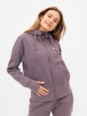 BENCH Sweatjacke 'Phina' in Grau: predná strana