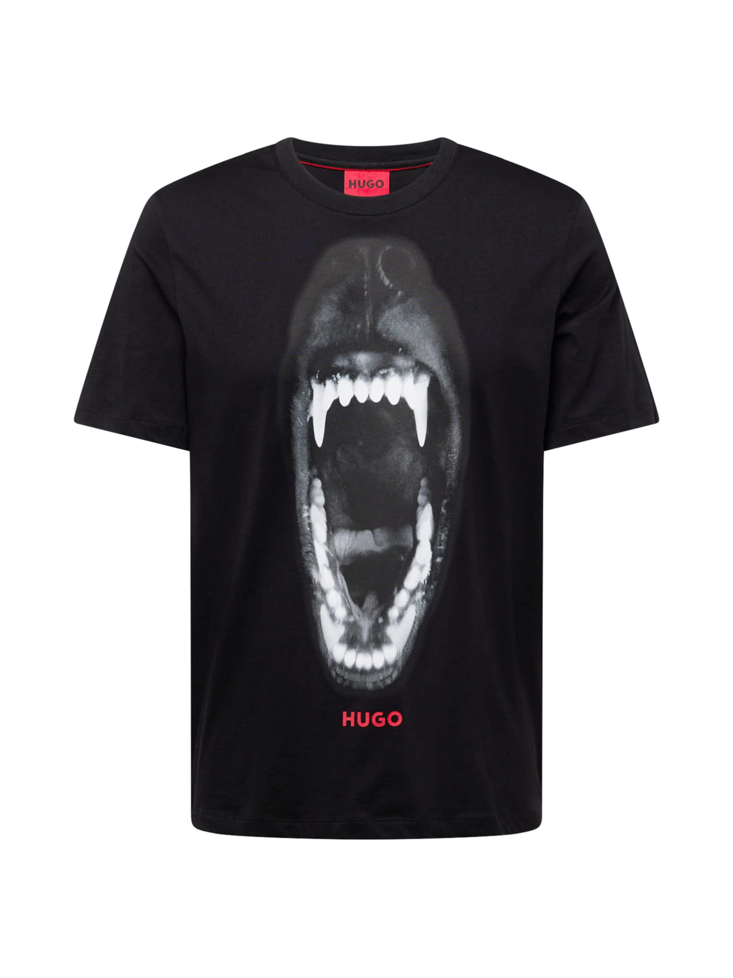 HUGO Shirt 'Dayaking' in Black: front