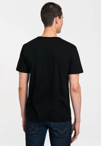 LOGOSHIRT T-Shirt 'Lucky Luke' in Schwarz