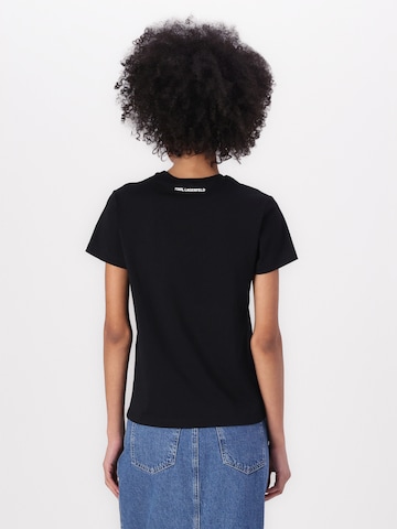 Karl Lagerfeld T-Shirt 'Ikon' in Schwarz