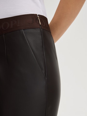 JOOP! Slim fit Pleat-front trousers 'Patricia' in Black
