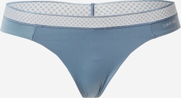 Calvin Klein Underwear Thong in Grey: front