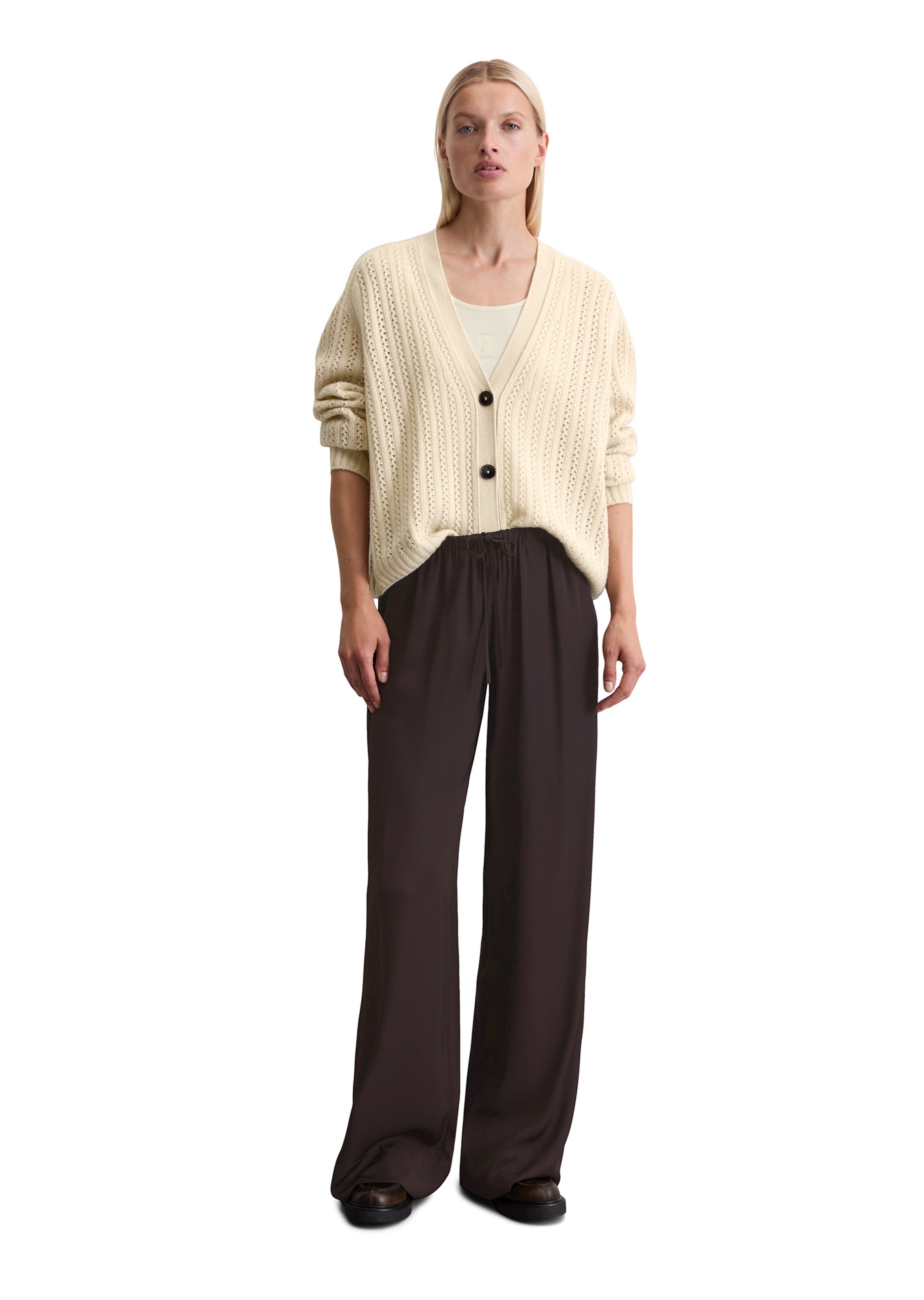 Marc O'Polo Knit cardigan in Beige