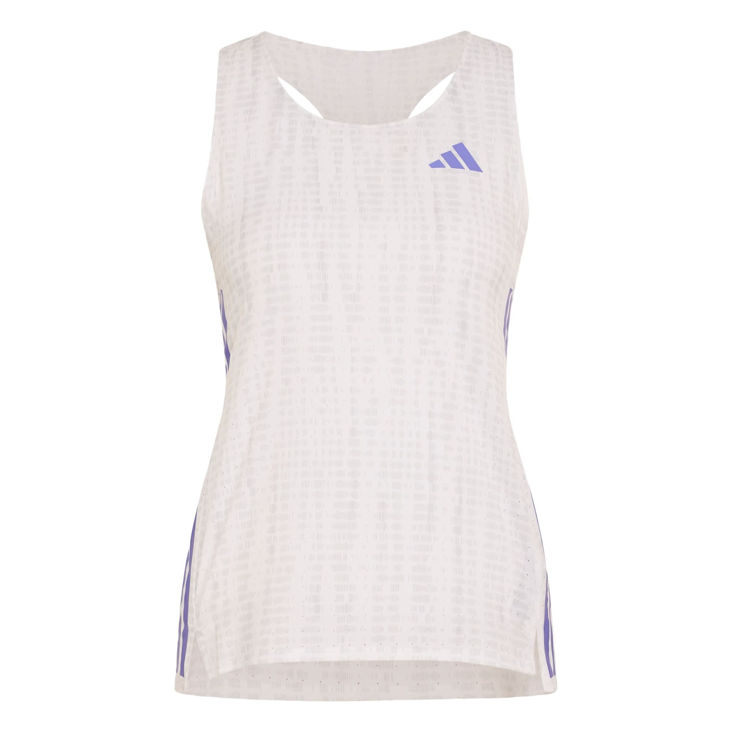 ADIDAS PERFORMANCE - Top deportivo 'Adizero' en blanco: frente