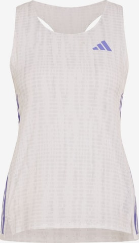 ADIDAS PERFORMANCE Sporttop 'Adizero' in Wit: voorkant
