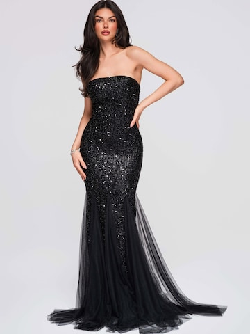 Ombre Abendkleid‌‌‌‌‌‌ in Schwarz