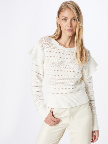 Twinset Pullover 'MAGLIA' in Weiß: predná strana