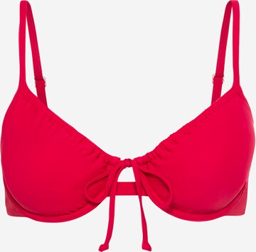 LSCN by LASCANA Góra bikini 'Gina' w kolorze różowy: przód