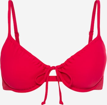 Top per bikini 'Gina' di LSCN by LASCANA in rosa: frontale