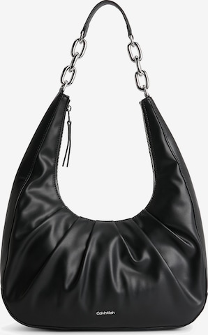 Calvin Klein Kabelka na rameno 'Hobo' - Čierna: predná strana
