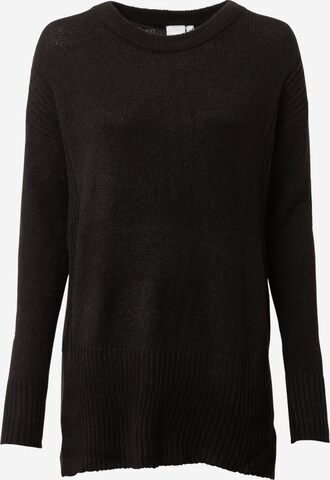 ICHI Sweater in Black: front