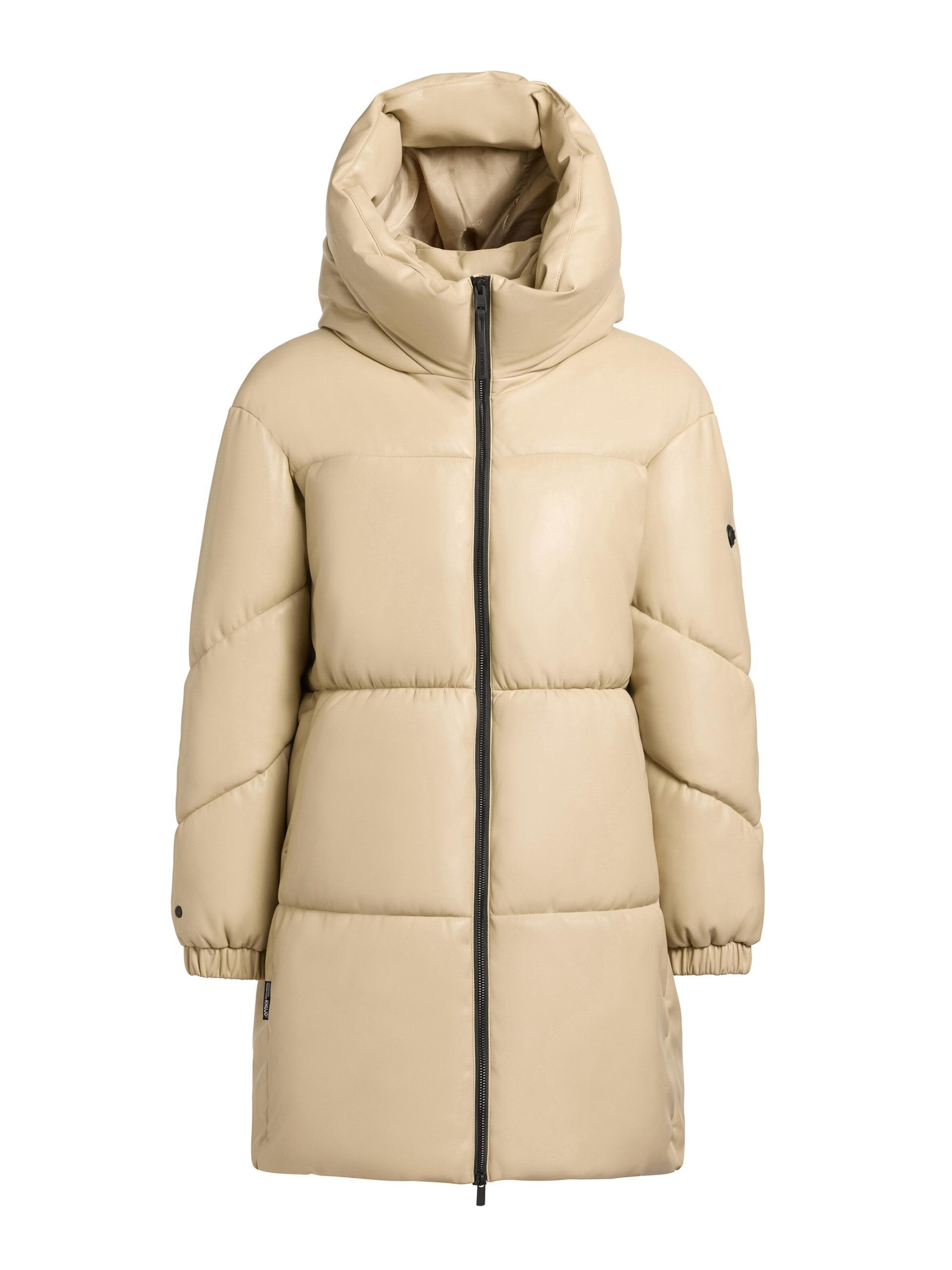 khujo Wintermantel 'Lorsa' in Beige: Vorderseite