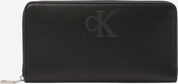 Calvin Klein Jeans Rahakott, värv must: eest vaates