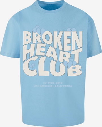 Maglietta 'Broken Heart Club' di 2Y Studios in blu: frontale