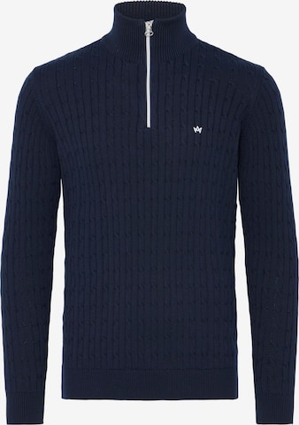 Kronstadt - Pullover ' KSCall half zip ' em azul: frente