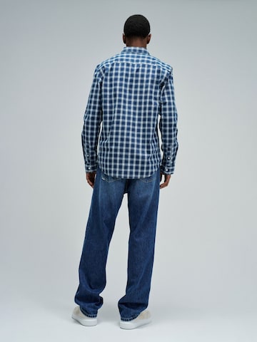 Salsa Jeans Regular fit Overhemd in Blauw