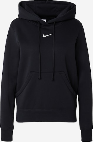 Nike Sportswear Majica 'Phoenix Fleece' | črna barva: sprednja stran