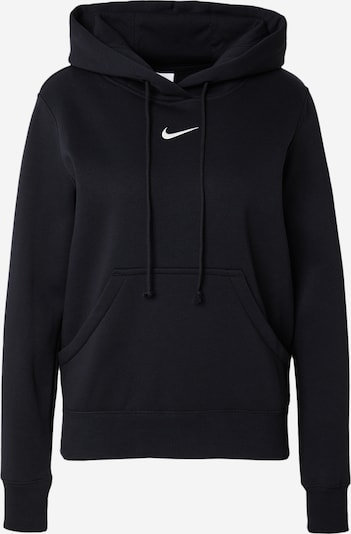 Nike Sportswear Sweatshirt 'Phoenix Fleece' i svart / vit, Produktvy