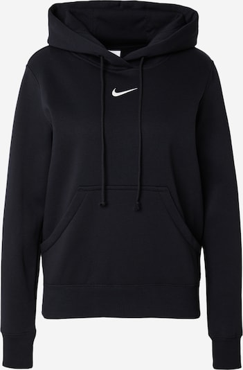 Nike Sportswear Sweatshirt 'Phoenix Fleece' in Black / White, Item view