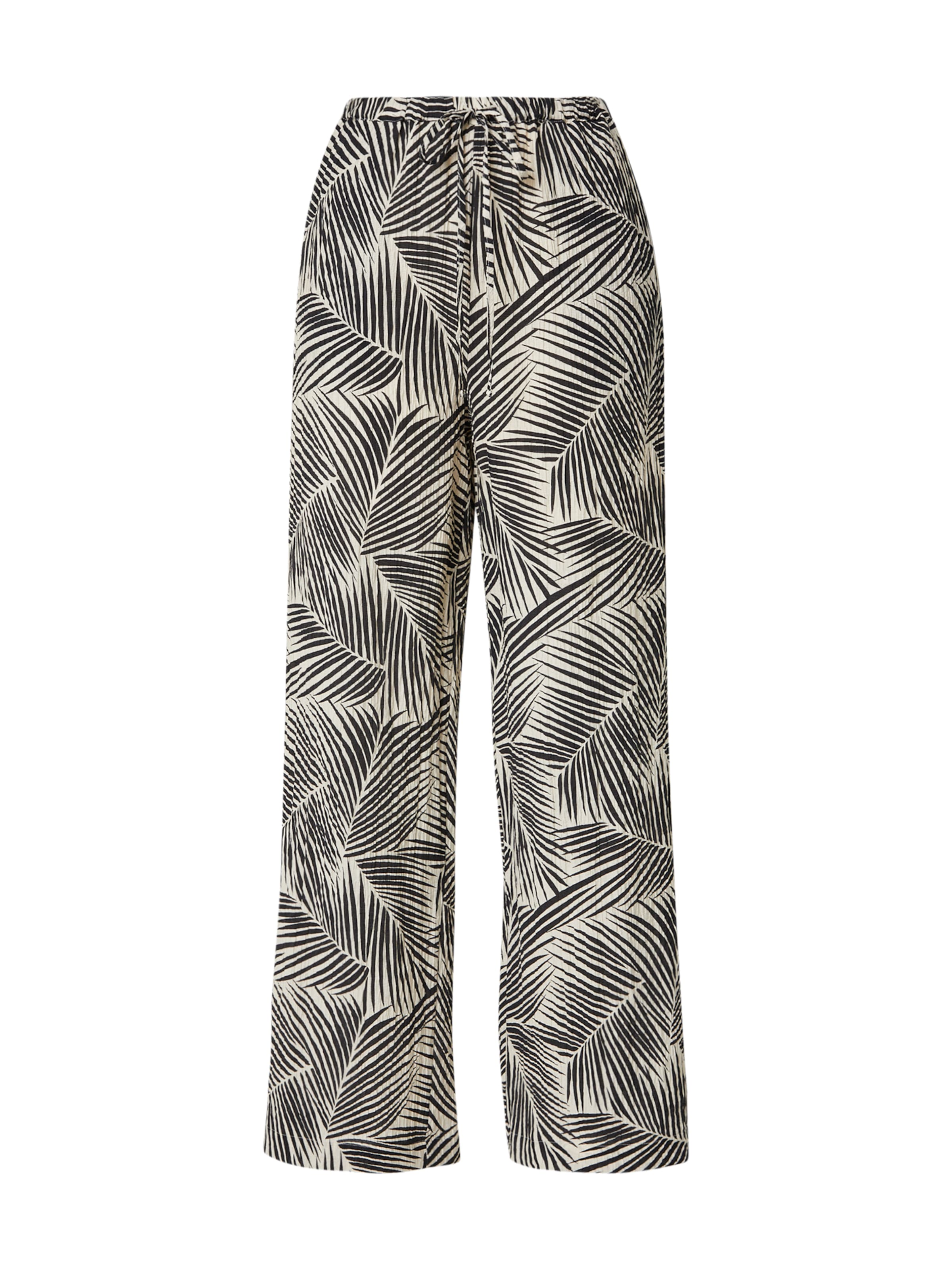 VILA Wide leg Pants 'VILIMIA KEA' in Beige: front