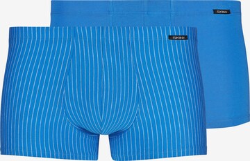 Boxers Skiny en bleu : devant