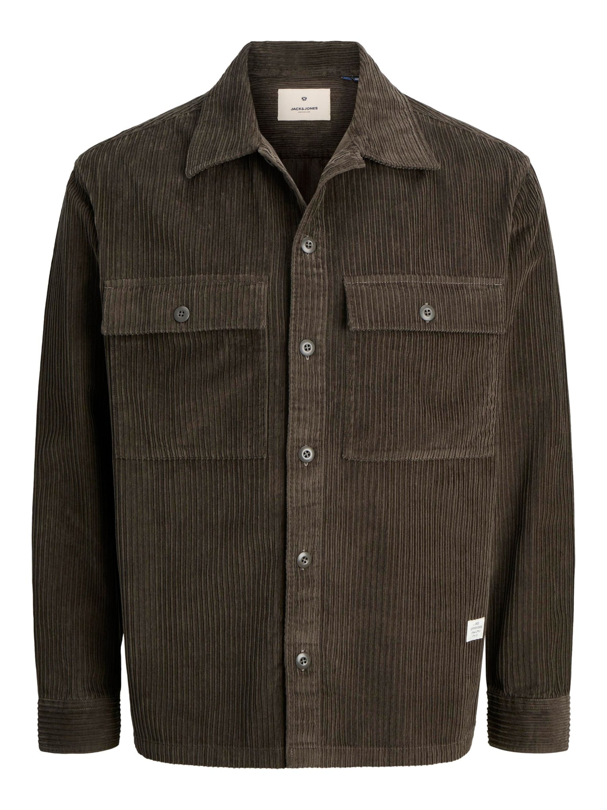 JACK & JONES Button Up Shirt in Brown, Item view