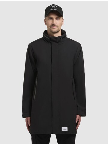 khujo Between-seasons coat 'Yimm' in Black: front