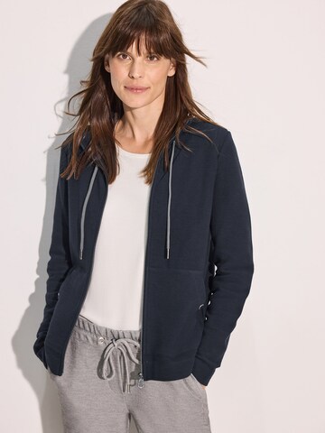 CECIL Sweatjacke in Blau: Vorderseite