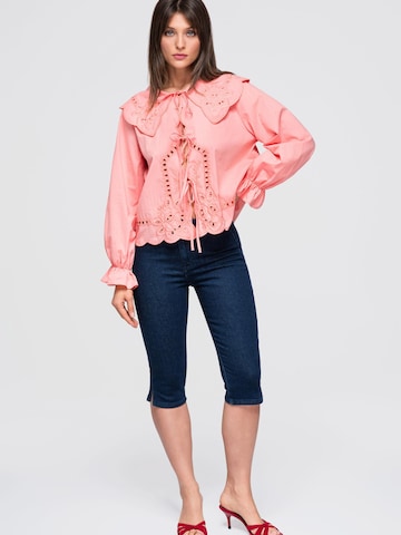 Ombre Blus i orange