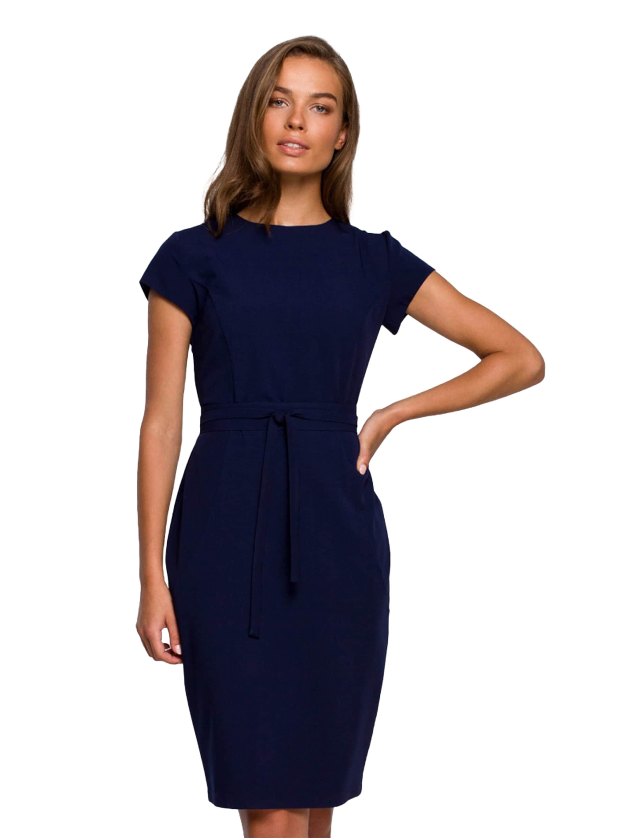 Stylove Sheath Dress in Blue: front